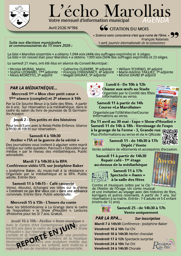 Écho Marollais n°196